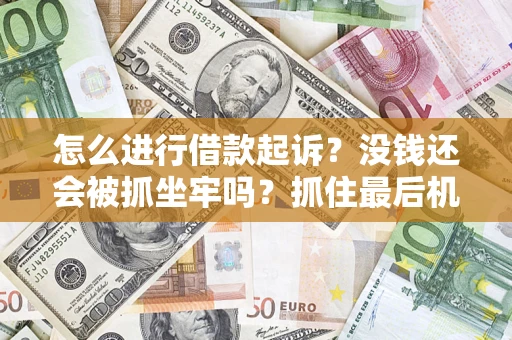 武汉怎么进行借款起诉？没钱还会被抓坐牢吗？抓住最后机会！