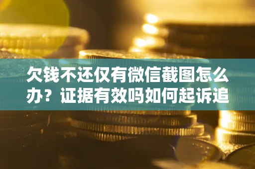 武汉欠钱不还仅有微信截图怎么办？证据有效吗如何起诉追回欠款？