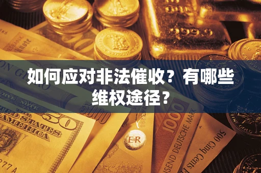 武汉如何应对非法催收？有哪些维权途径？