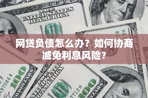 武汉网贷负债怎么办？如何协商减免利息风险？