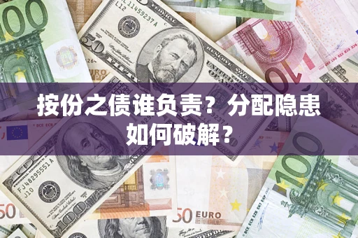 武汉按份之债谁负责？分配隐患如何破解？