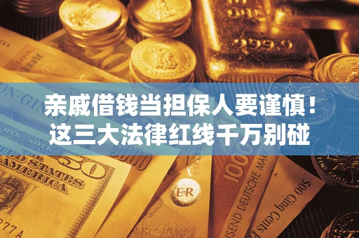 武汉亲戚借钱当担保人要谨慎！这三大法律红线千万别碰