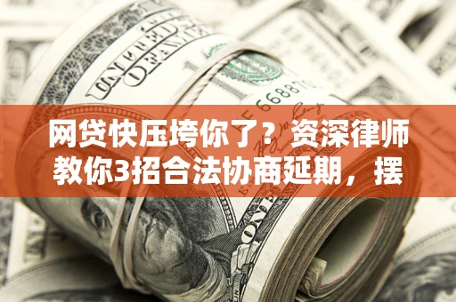 武汉网贷快压垮你了？资深律师教你3招合法协商延期，摆脱暴力催收！
