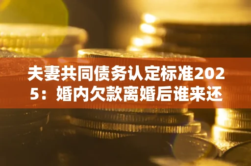 武汉夫妻共同债务认定标准2025：婚内欠款离婚后谁来还？