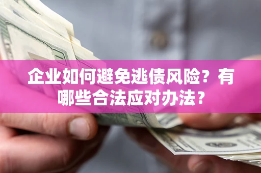 武汉企业如何避免逃债风险？有哪些合法应对办法？