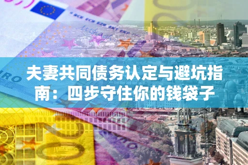 武汉夫妻共同债务认定与避坑指南：四步守住你的钱袋子