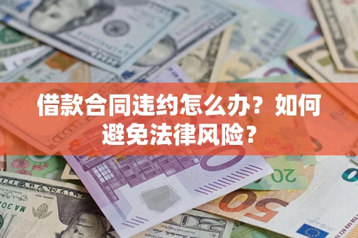 武汉借款合同违约怎么办？如何避免法律风险？