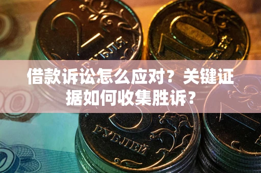 武汉借款诉讼怎么应对？关键证据如何收集胜诉？