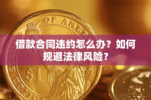武汉借款合同违约怎么办？如何规避法律风险？